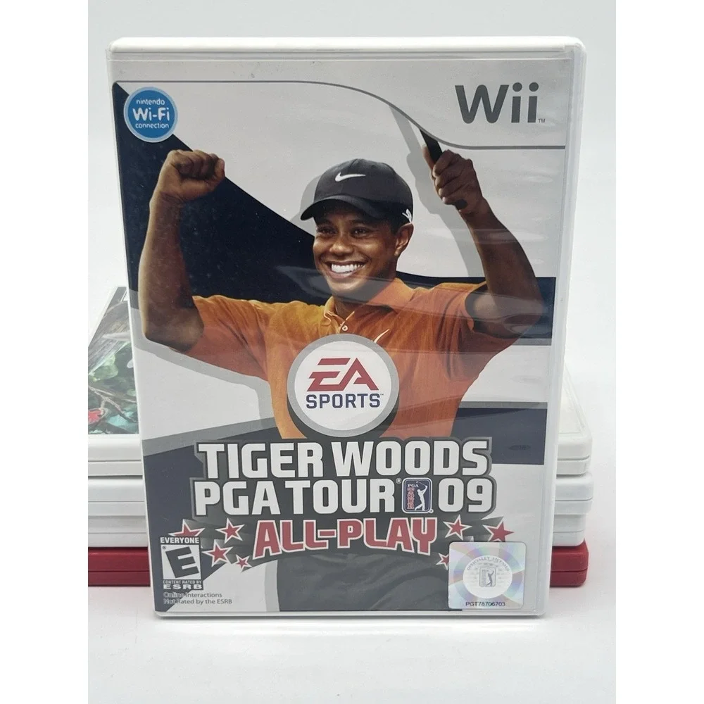 Tiger Woods PGA Tour 09 ALL PLAY (Nintendo Wii, 2008) GAME COMPLETE with‎ MANUAL